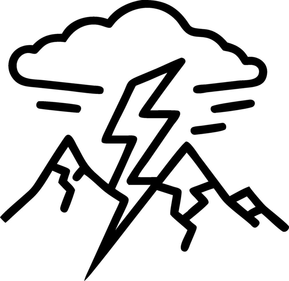 Lightning Strikes Desert Mesa concept as Lightning strikes a desert mesa an electrifying moment captured against stark and dramatic landscapes. in Photo Stock Co vector