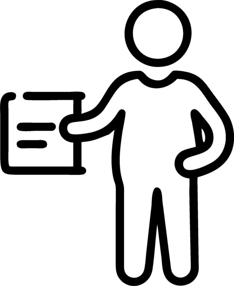 Man with a support ticket and a help guide symbolizing tech support dos and donts with ample space for text. concept as A man holding a support ticket and a help vector