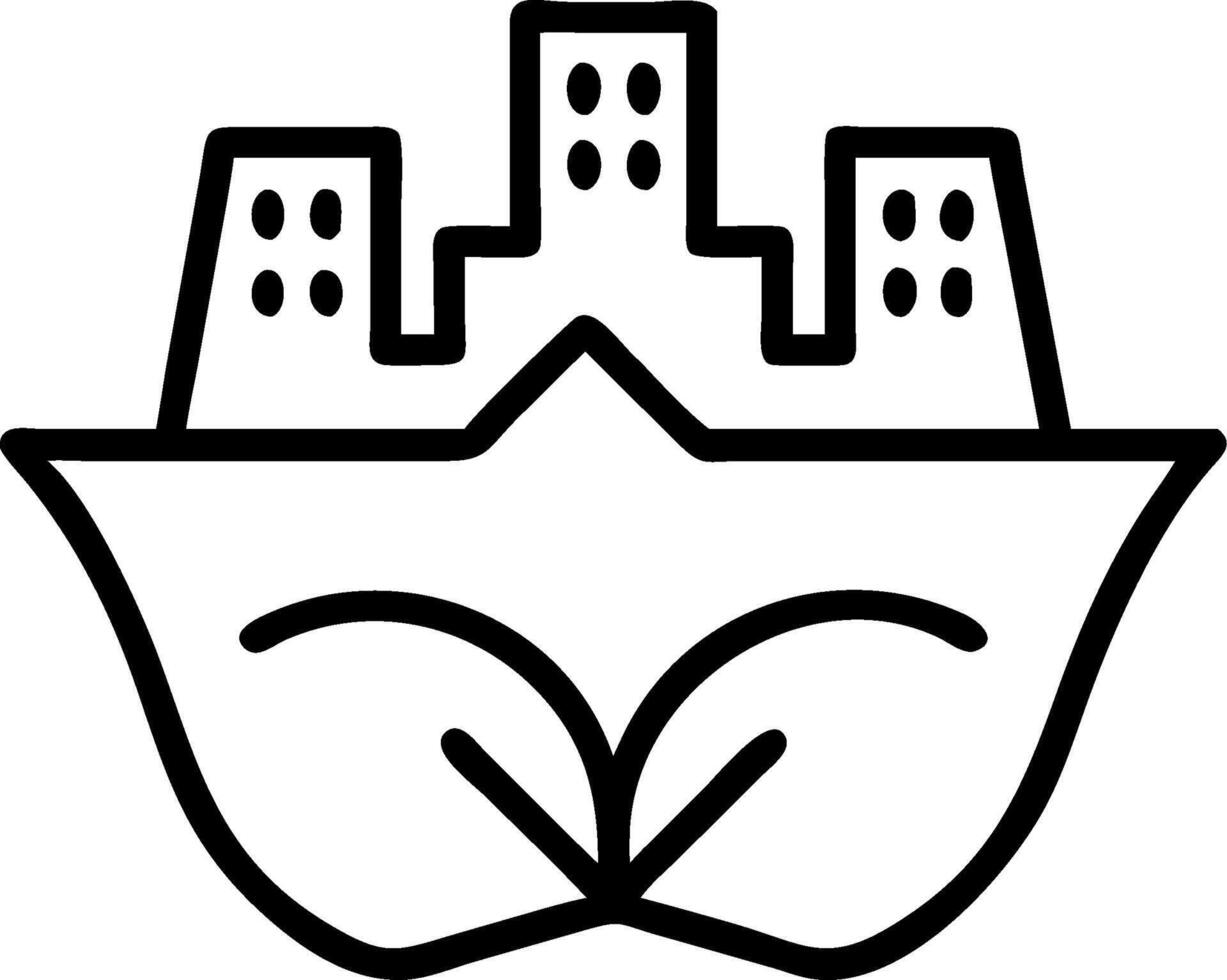 Overhead view of a city park with solar panel overlay symbolizing green urban energy in double exposure with copy space. concept as An overhead view of a city pa vector