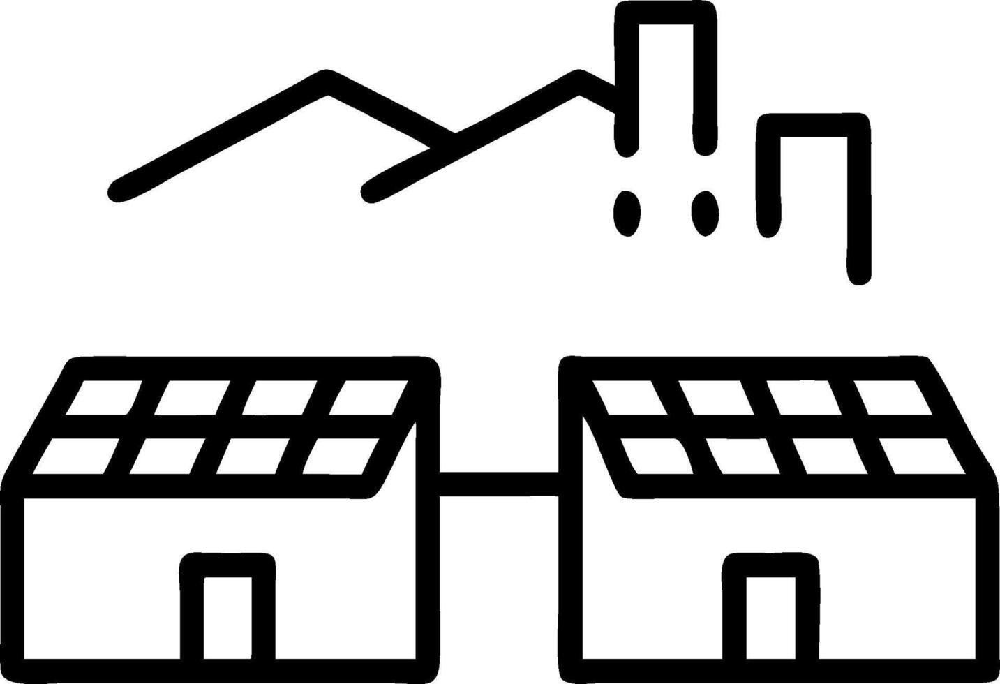 Overhead view of a city park with solar panel overlay symbolizing green urban energy in double exposure with copy space. concept as An overhead view of a city pa vector