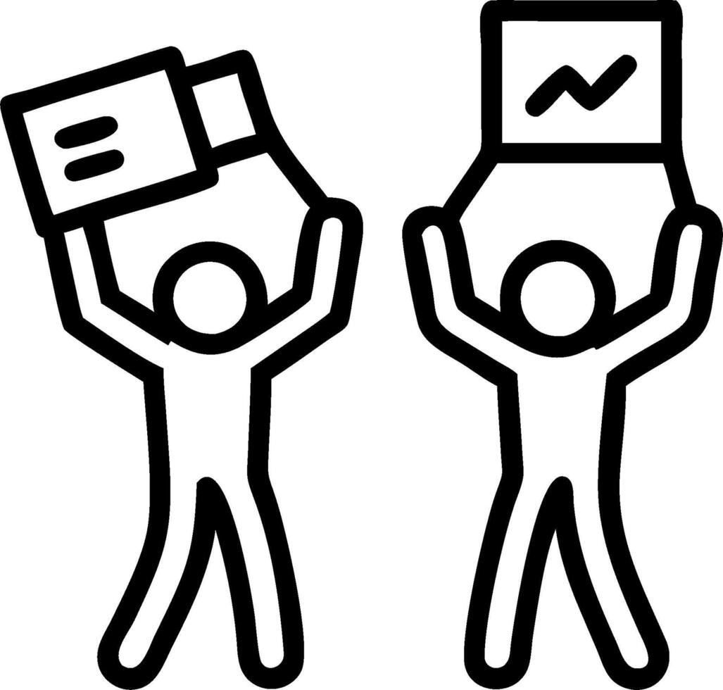 People with Diplomas and Smartphones concept as Business professionals holding diplomas and using smartphones set against a whimsical background offering ample s vector