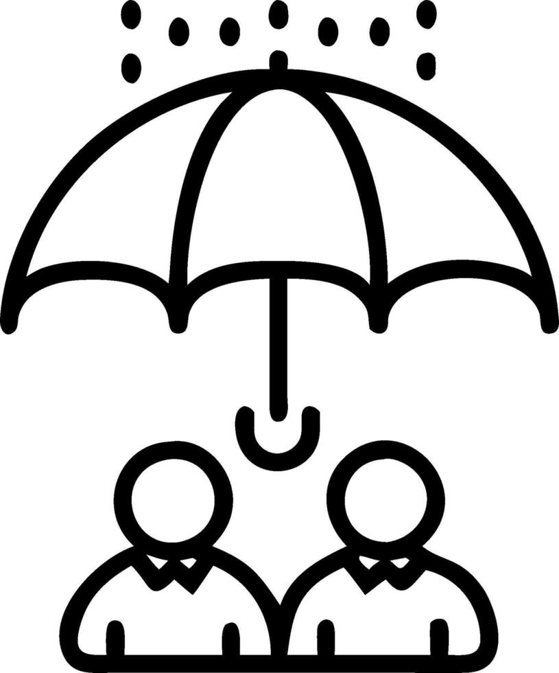 People with Umbrellas and Rainy Cityscape concept as A group of people with colorful umbrellas walking through a rainy cityscape set against a whimsical backgrou vector