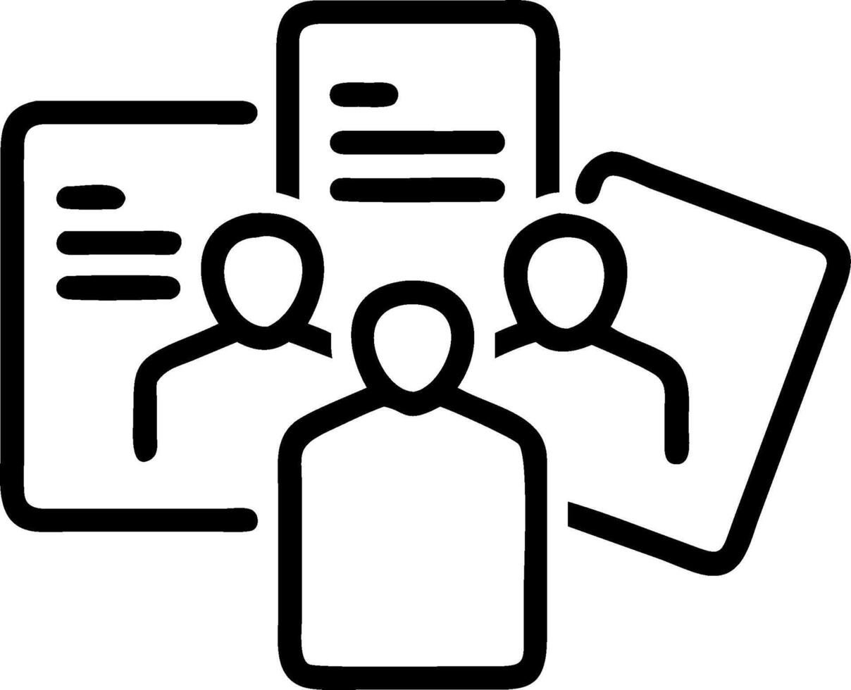 People with Watercolor Brushes and Business Documents concept as A group of people holding watercolor brushes and business documents set against a whimsical back vector