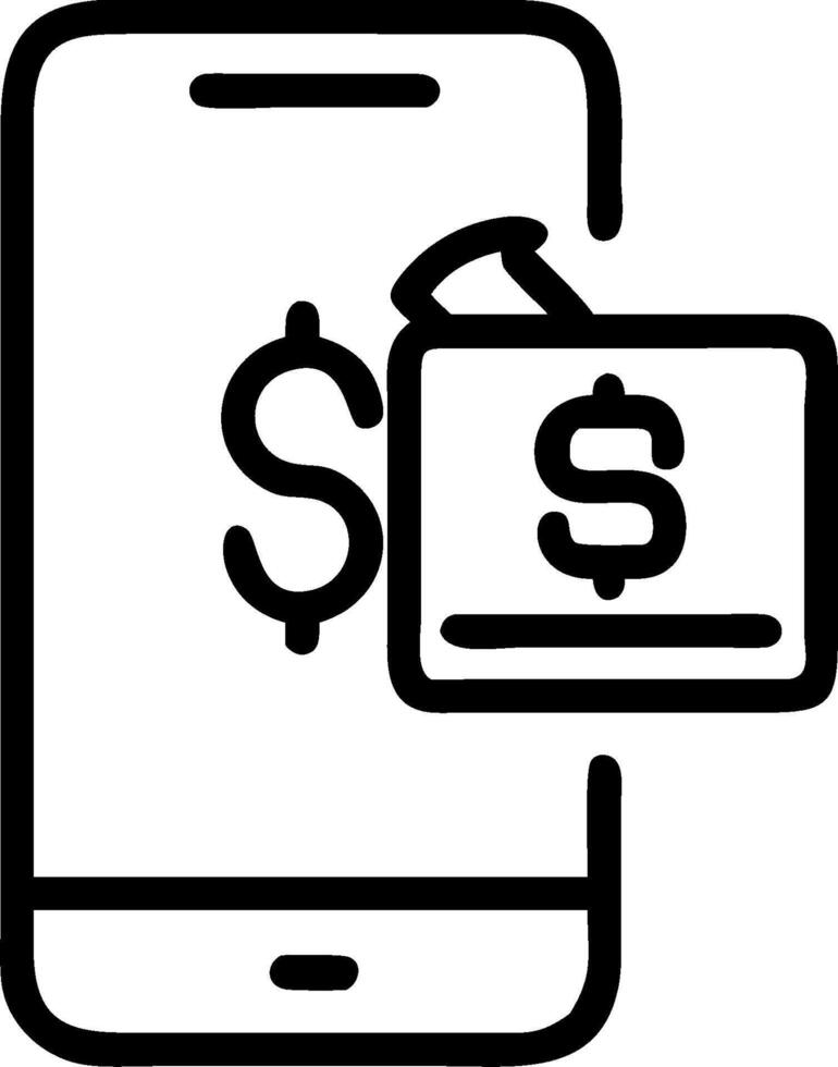 Person Using Savings Calculator on Phone concept as A person using a savings calculator on their phone with a plain background offering ample space for text or g vector