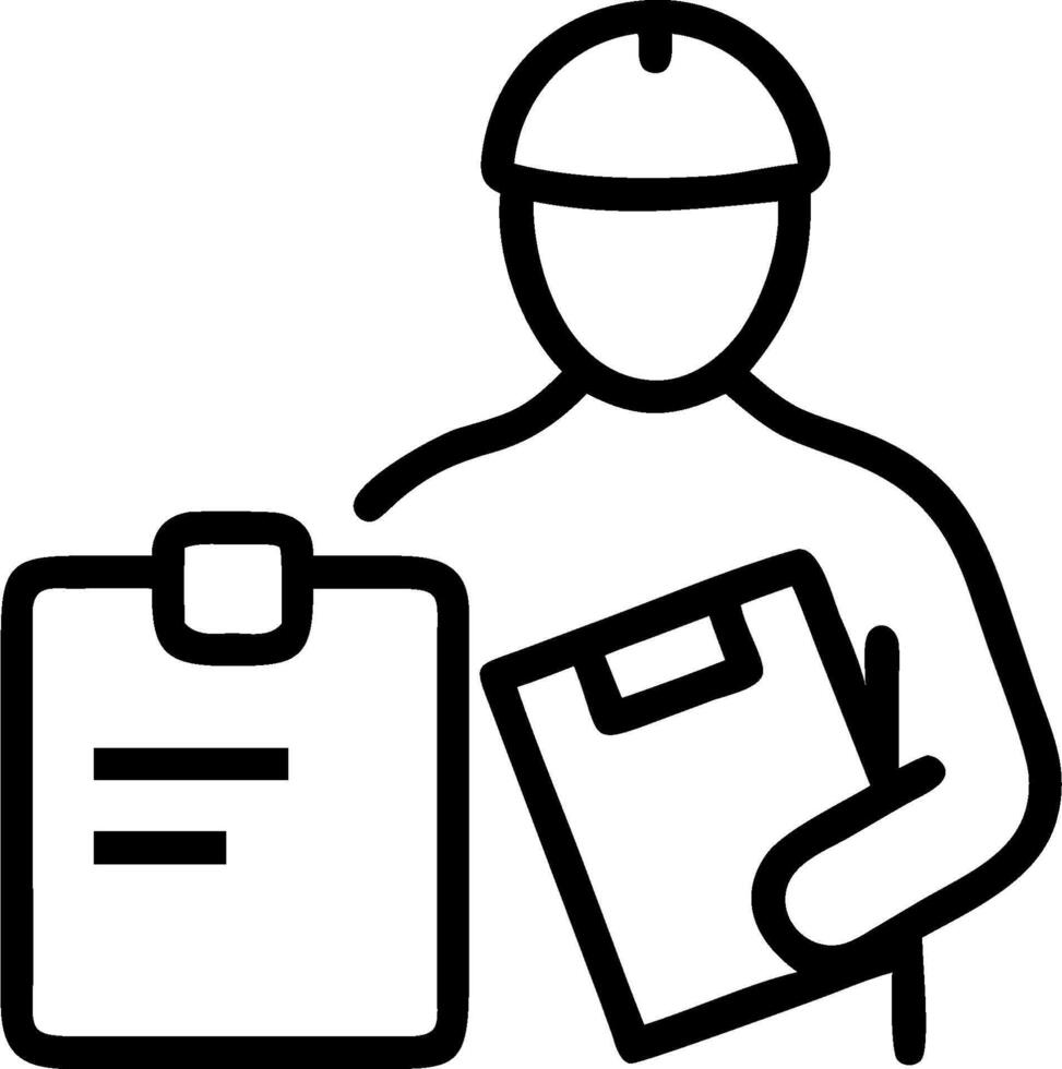 Person with Delivery Box and Customer Service Smile concept as A person holding a delivery box with a bright smile set against a clean background offering space vector