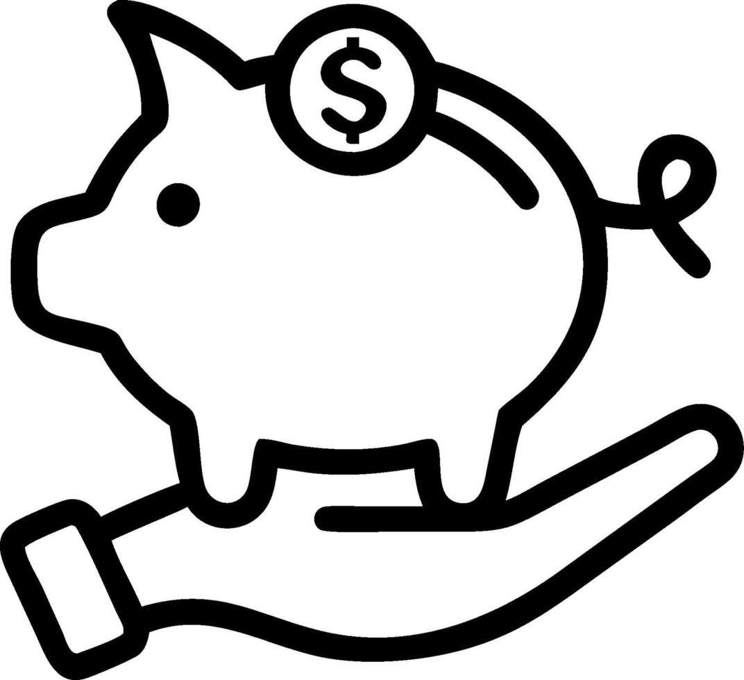 Person with Eco Friendly Money Bag concept as A person holding an eco friendly money bag set against a blank background providing space for text or design elemen vector