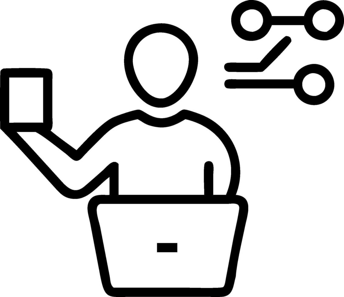 Person with Magic Shield and Floating Security Icons concept as A person holding a magic shield with floating security icons set against a clean background provi vector