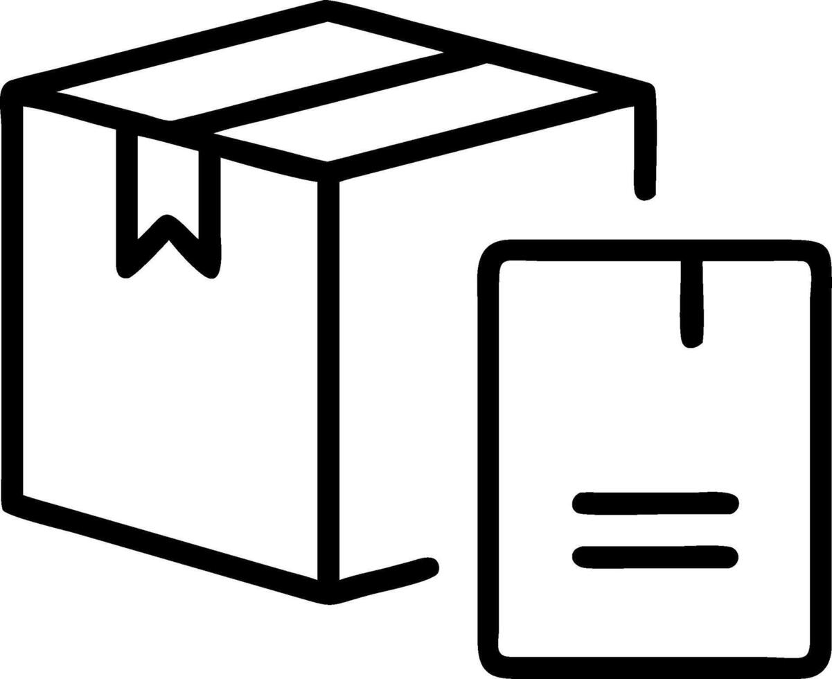 Plain cardboard box and a 3D rendering symbolizing advanced design with ample space for text. concept as A plain cardboard box next to a 3D rendering on a screen vector