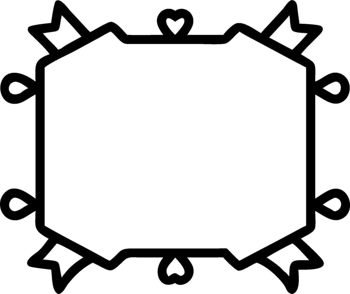 Pride Borders and Celebration Icons concept as A border frame with Pride borders and celebration icons leaving ample copy space representing joy and festivities vector