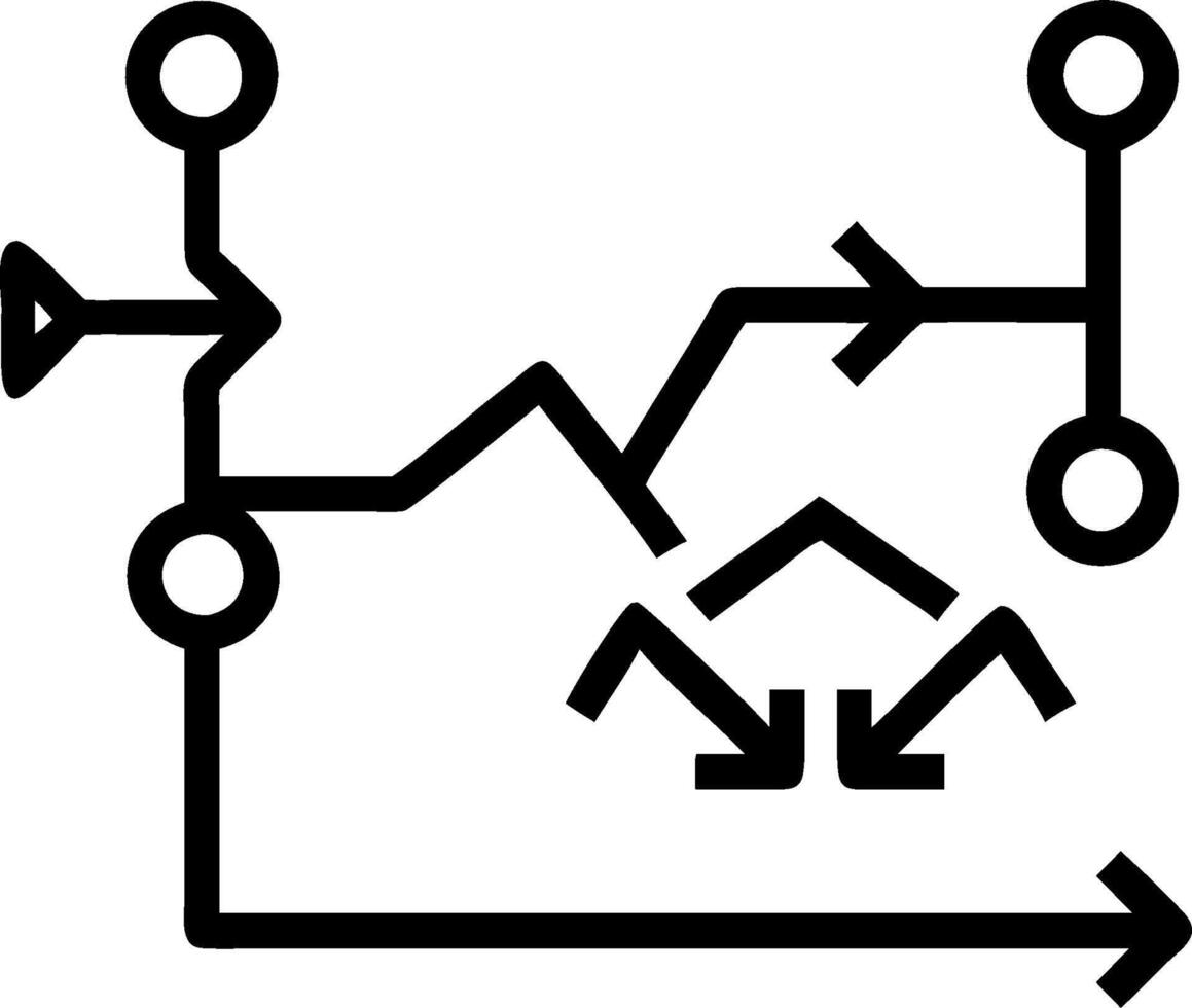 Process improvement icon with copy space on white background concept as A illustration of a process improvement icon with ample copy space on a white back vector