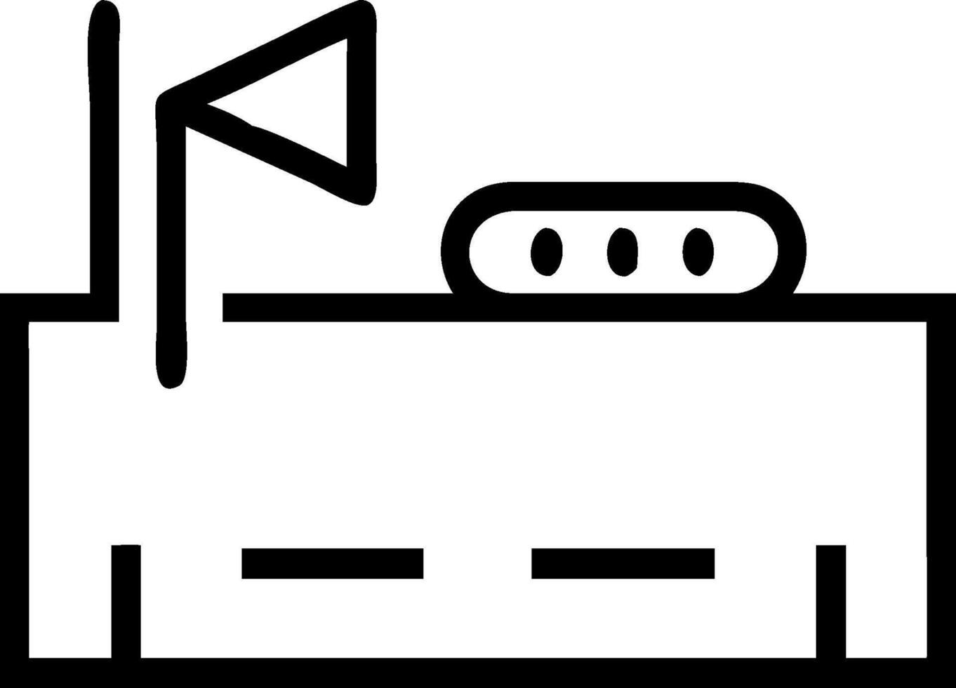 Production symbol with space for text on a blue background concept as A sleek production symbol with ample space for text on a blue background suitable for illus vector