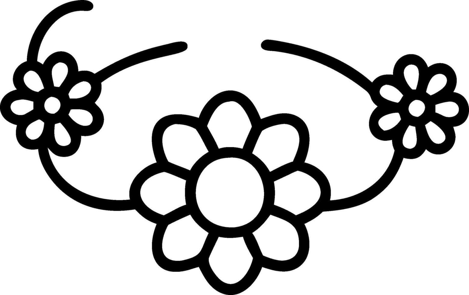 Rakhi and Flowers concept as Rakhi bracelet with flowers and ample copy space symbolizing the beauty and freshness of the Raksha Bandhan celebration. in Photo St vector
