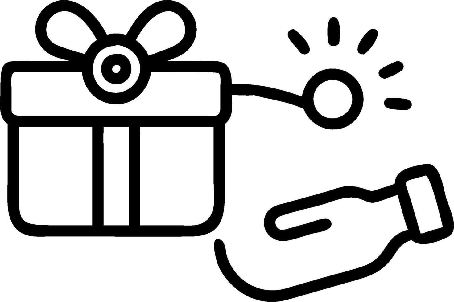 Rakhi and Gift Box concept as Rakhi bracelet with a gift box and ample copy space symbolizing the exchange of gifts and love during Raksha Bandhan. in Photo Stoc vector