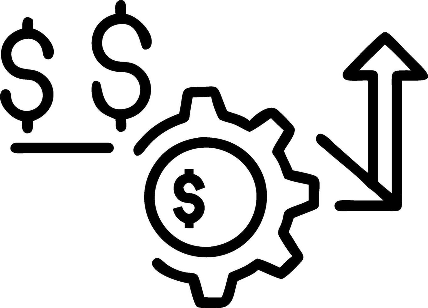 Reducing Operational Overhead concept as A business undertakes initiatives to cut operational overheads focusing on cost efficiency and lean operations. in Photo vector