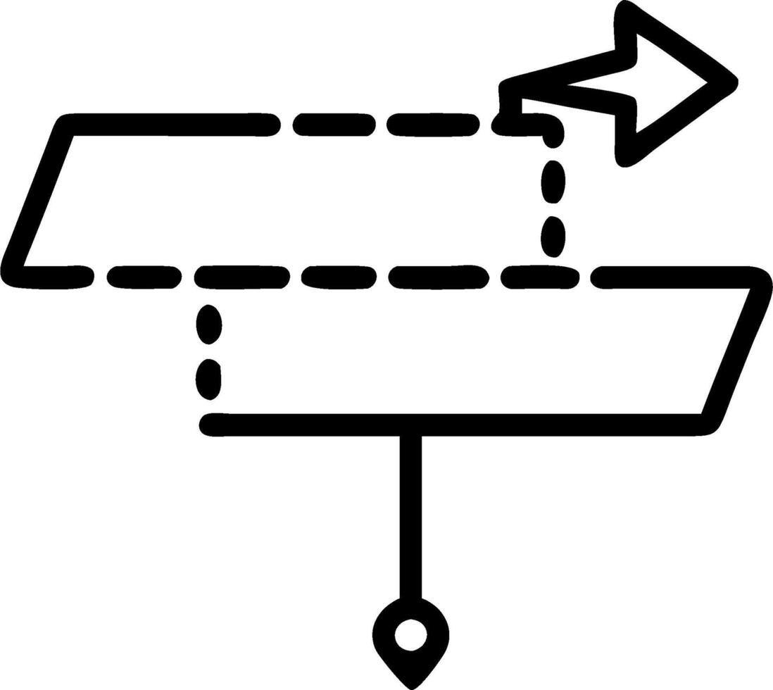Roadmap illustration with blank area for customizable text concept as A creative depiction of a roadmap illustration featuring a blank area for customizable text vector