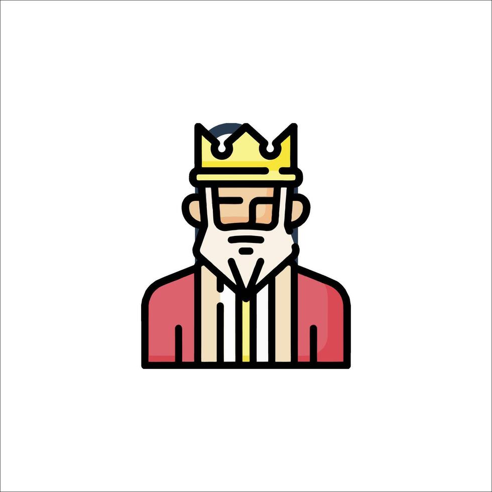 King of kings icon illustration vector