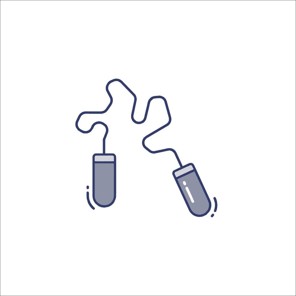 A pair of scissors with a wire attached to them vector