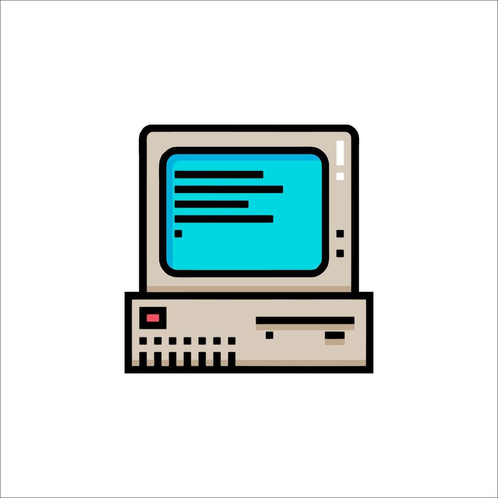 Computer icon illustration vector