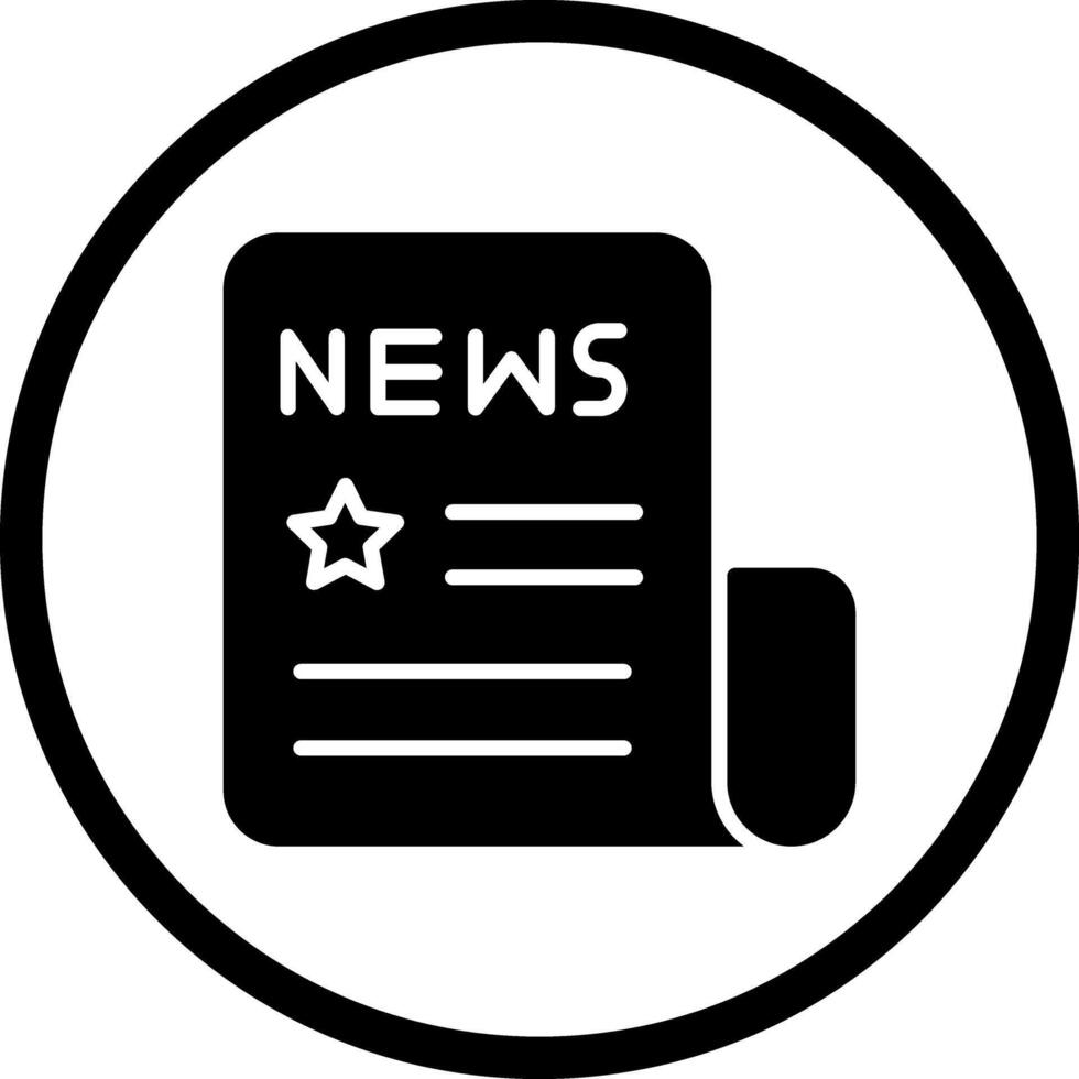 News Headlines Icon Design vector