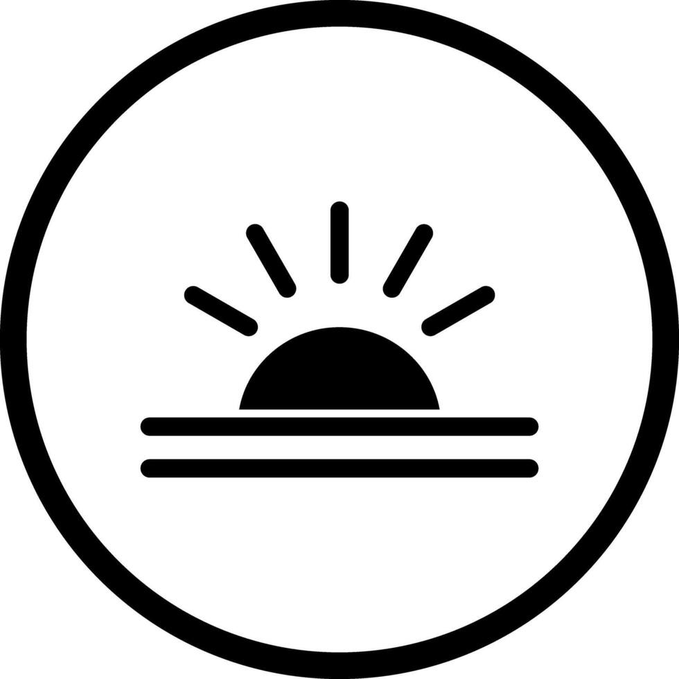 Sunrise Icon Design vector