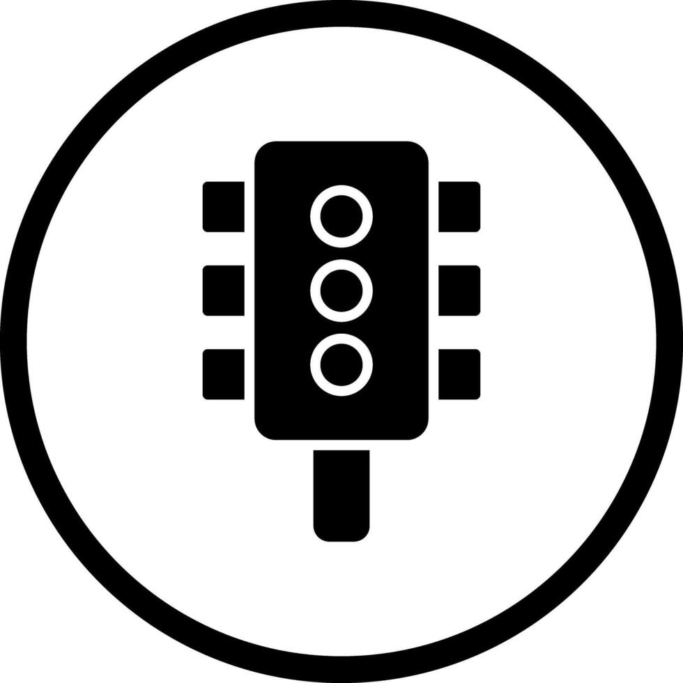 Traffic Light Icon Design vector
