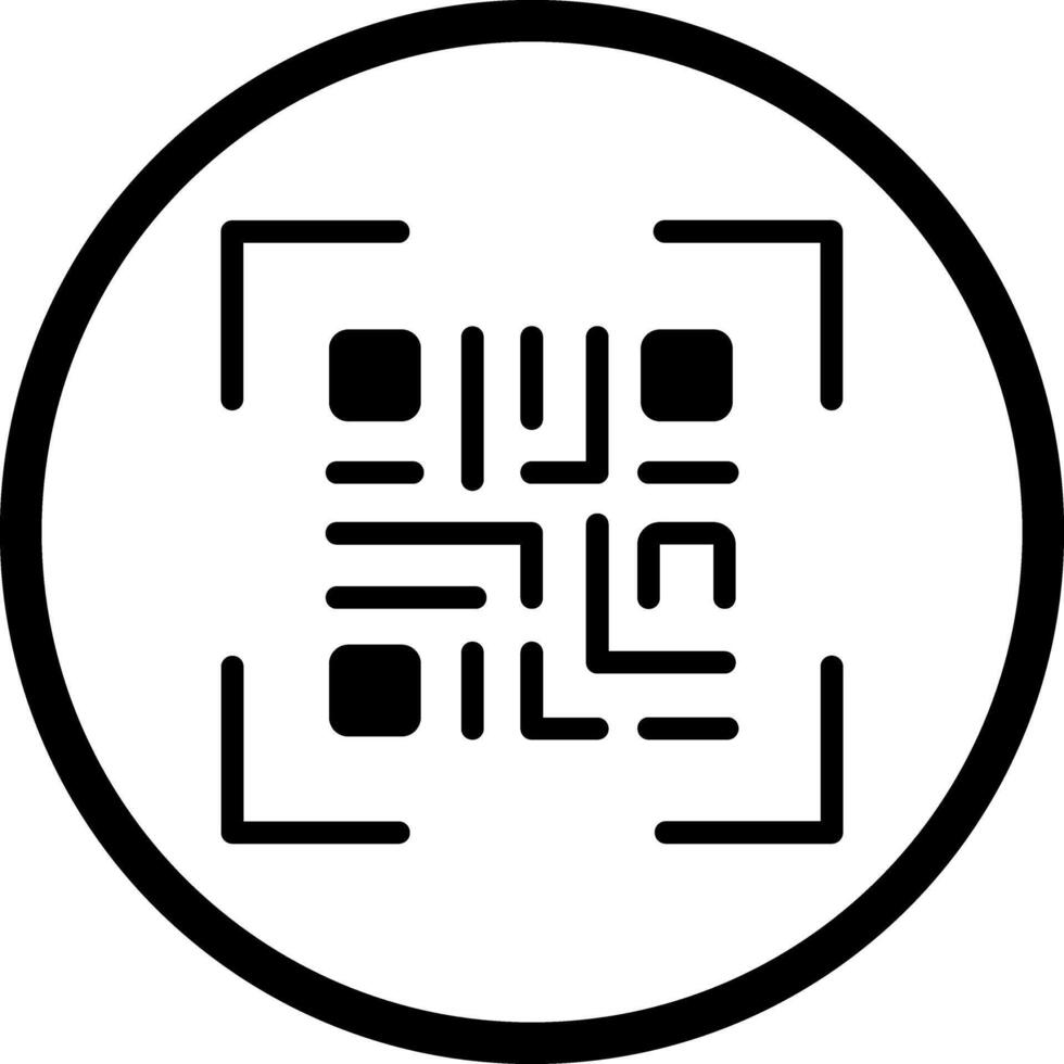 QR Code Generator Icon Design vector