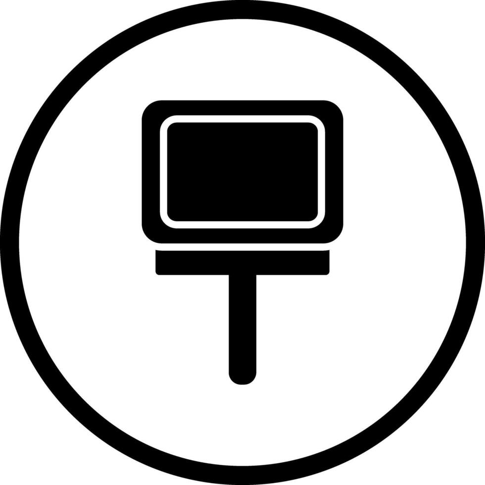Billboard Icon Design vector