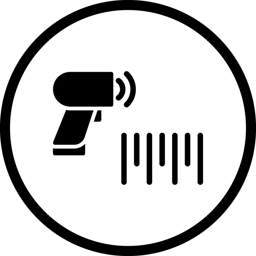 Barcode Scanner Icon Design vector