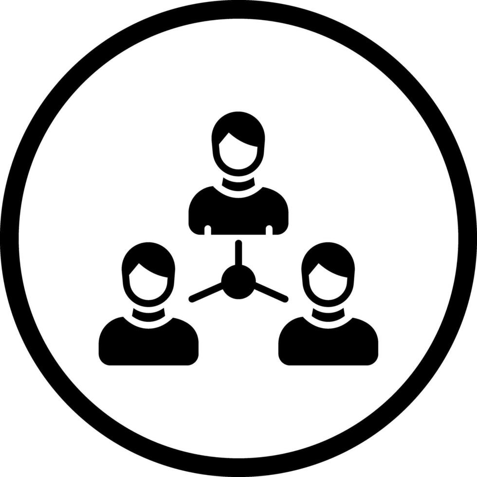 Employee Connection Icon Design vector