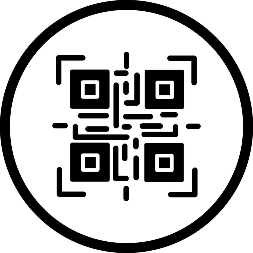 QR Code Reader Icon Design vector