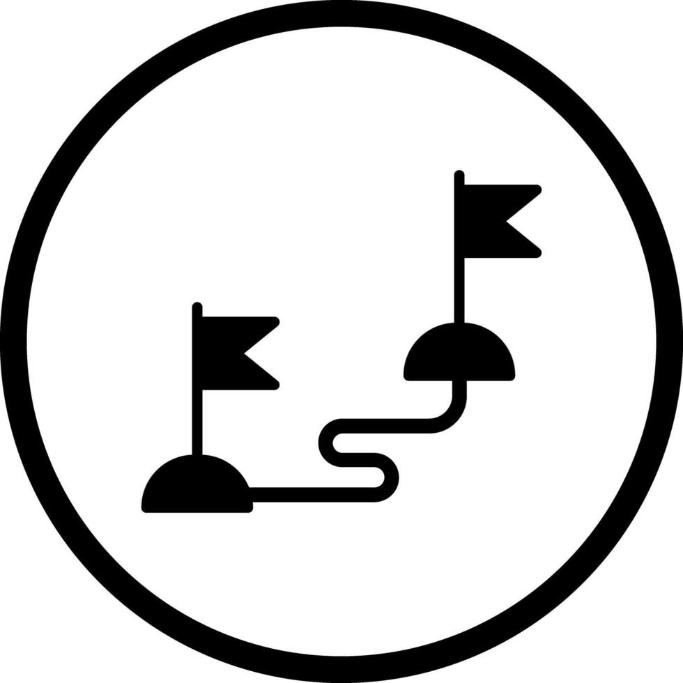 Milestones Icon Design vector