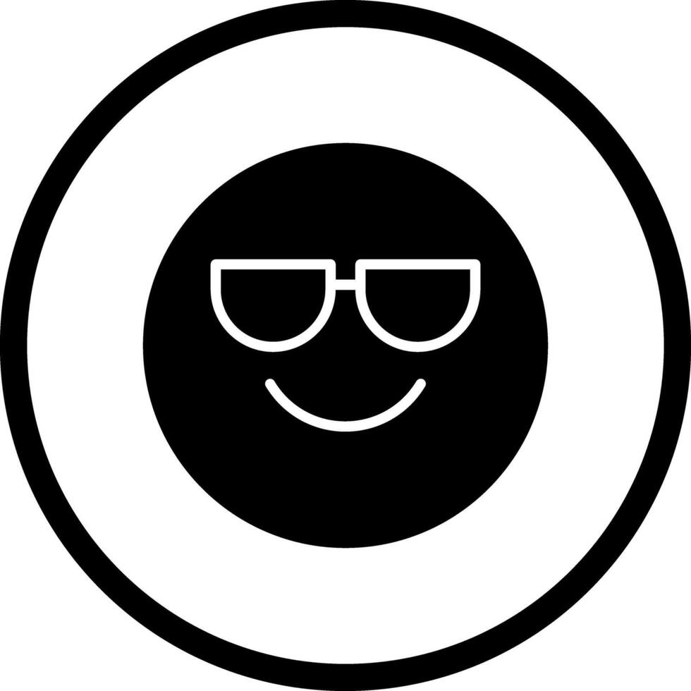 6 - Smiling Face with Sunglasse.eps vector