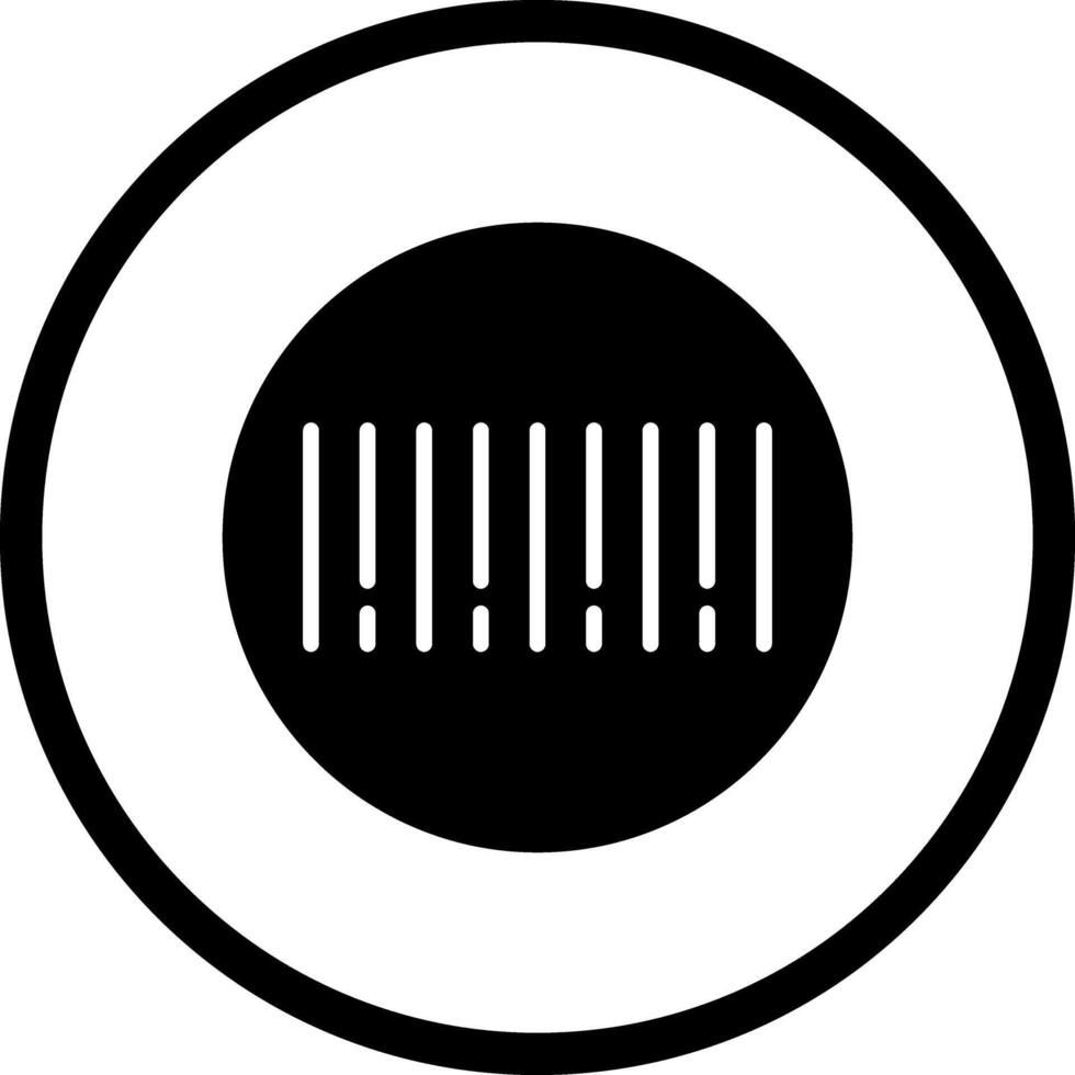 Barcode Sticker Icon Design vector