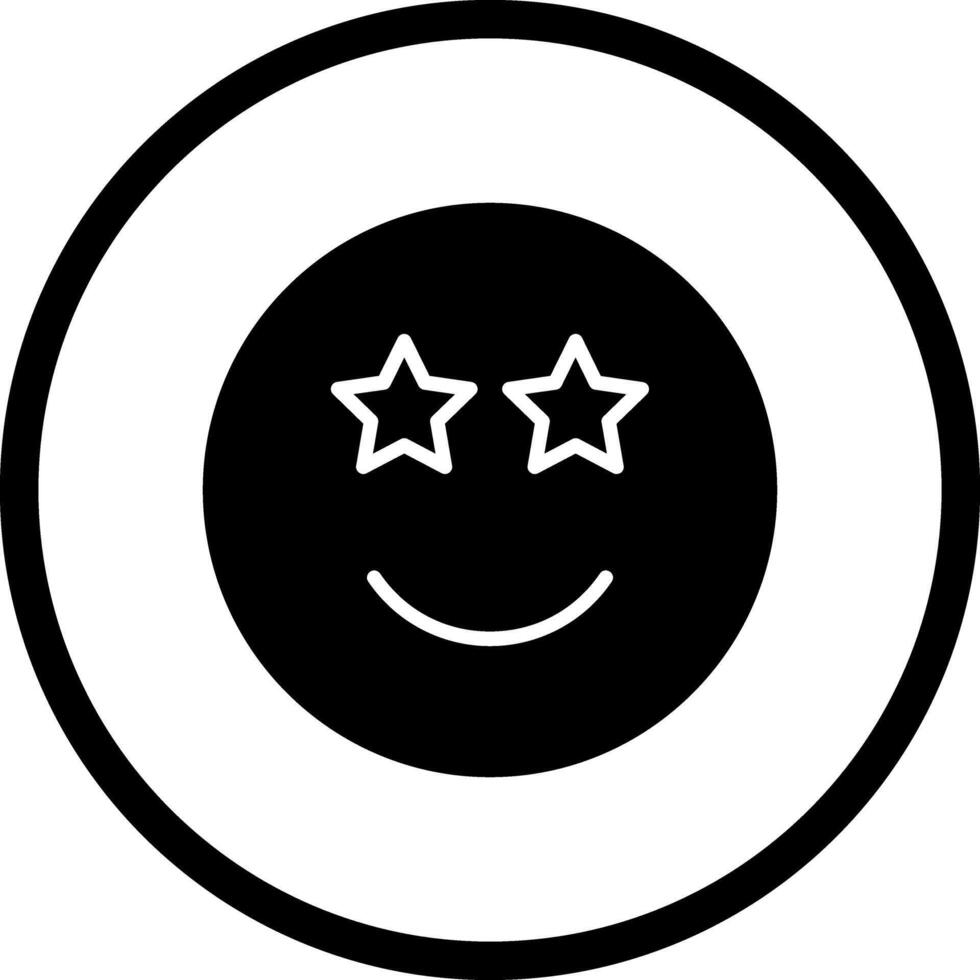 Star-Struck Icon Design vector