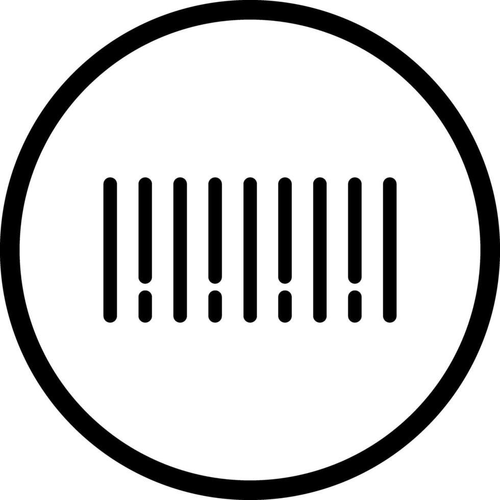 Barcode Icon Design vector