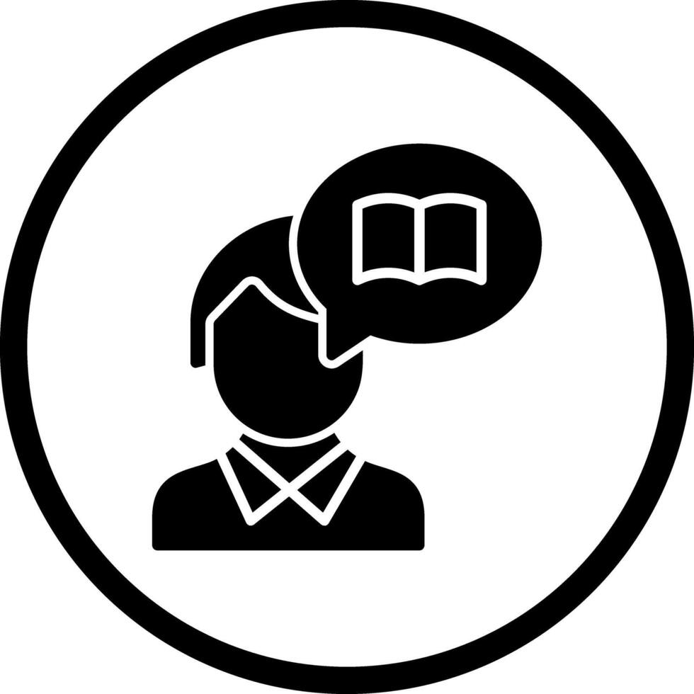 Storytelling Icon Design vector