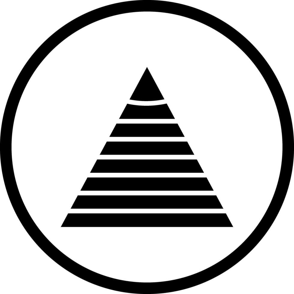 Pyramid Graph Icon Design vector