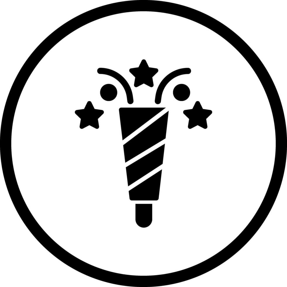Popper Icon Design vector