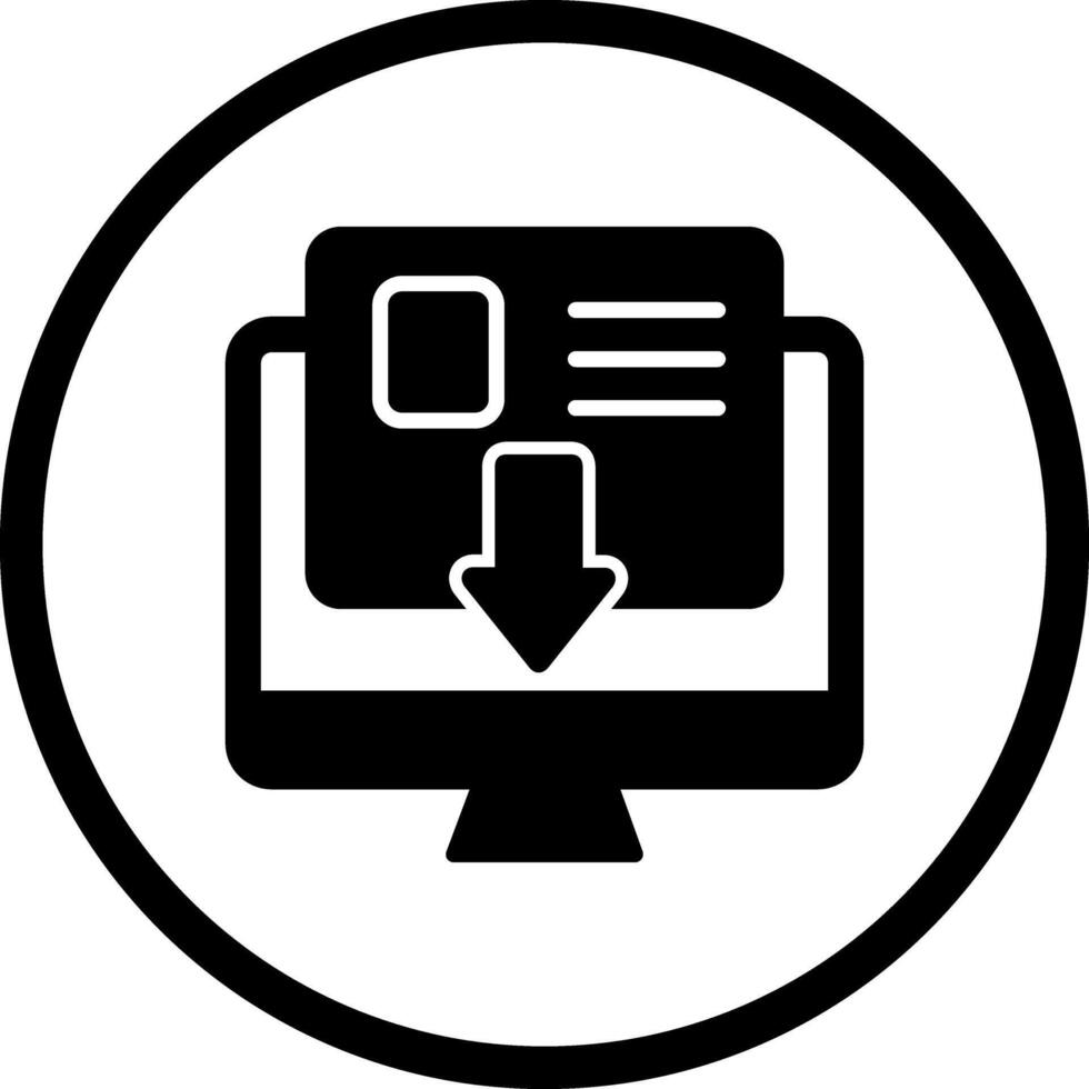 Landing Page Icon Design vector
