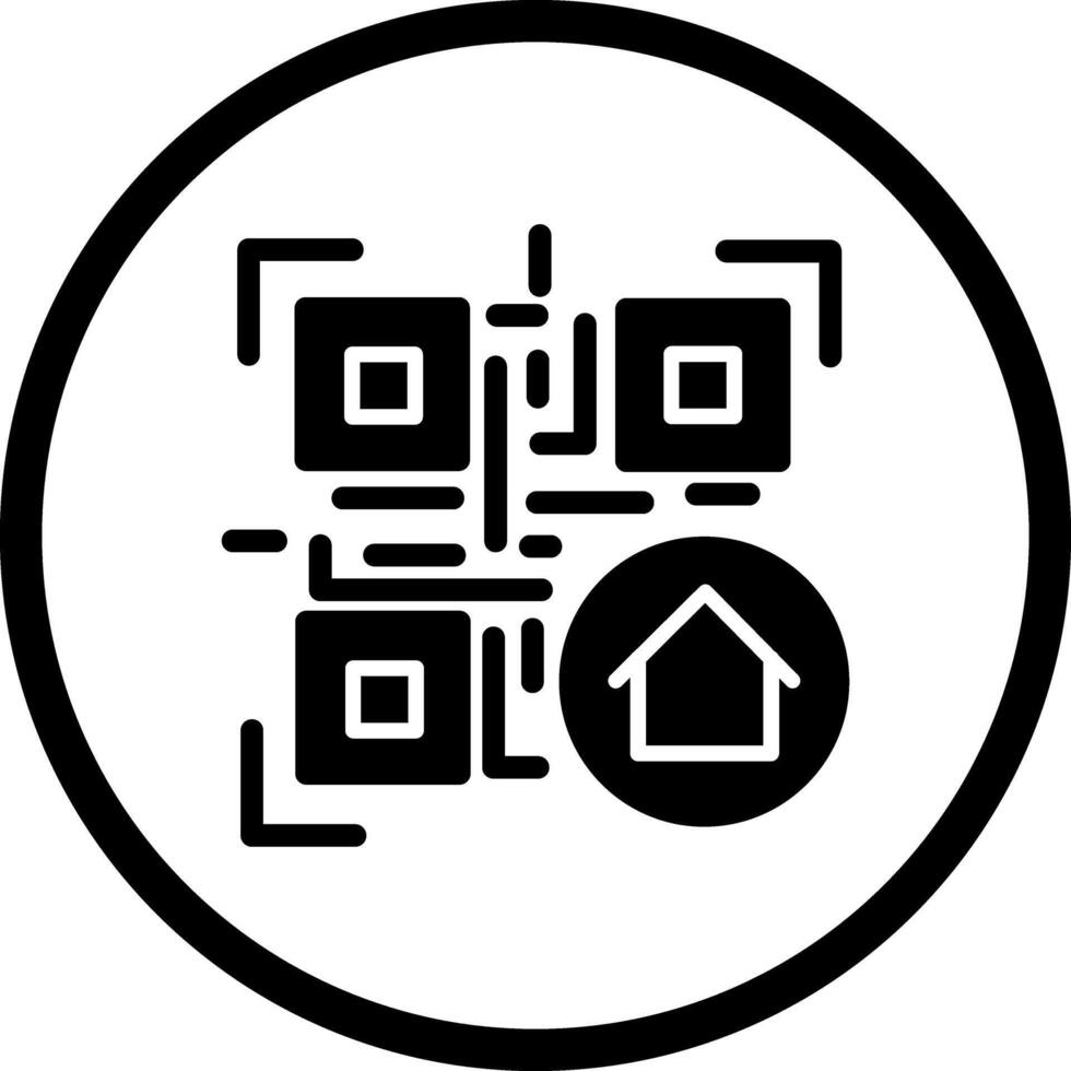 QR Code Menu Icon Design vector
