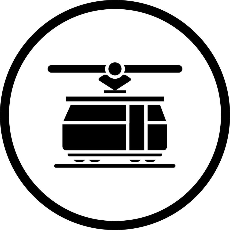 Tram Car Icon Design vector