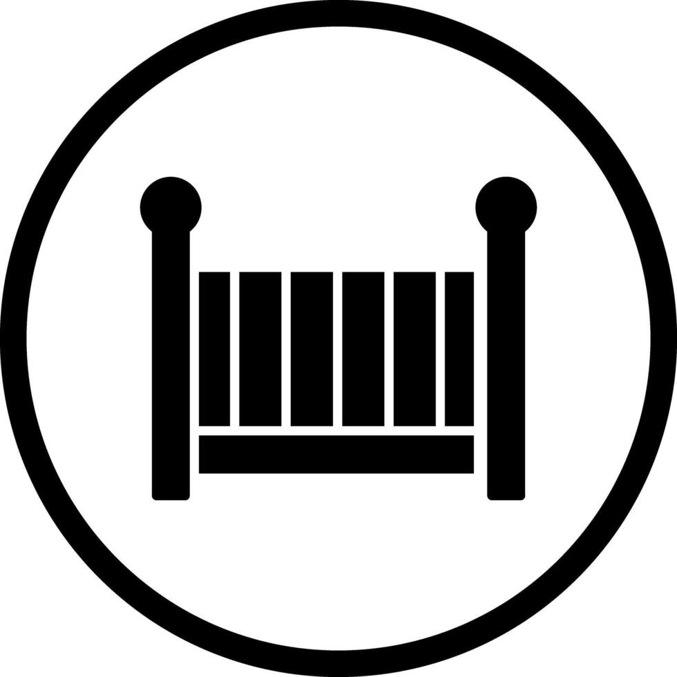 Nursery Cots Icon Design vector