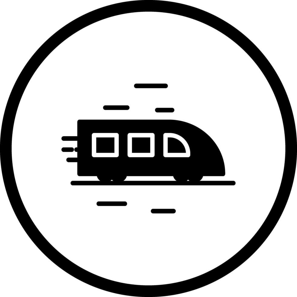 High Speed Train Icon Design vector