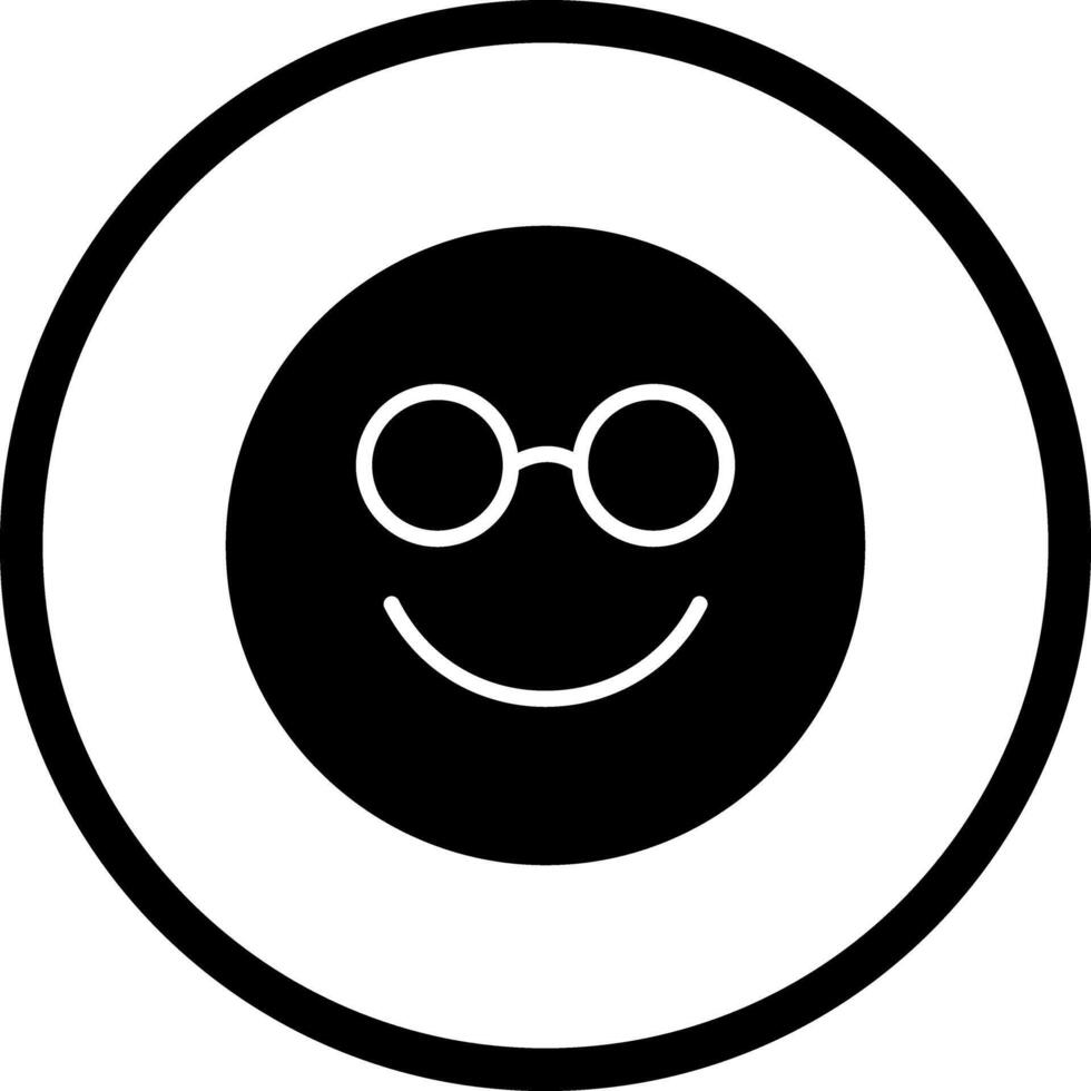 Nerd Face Icon Design vector