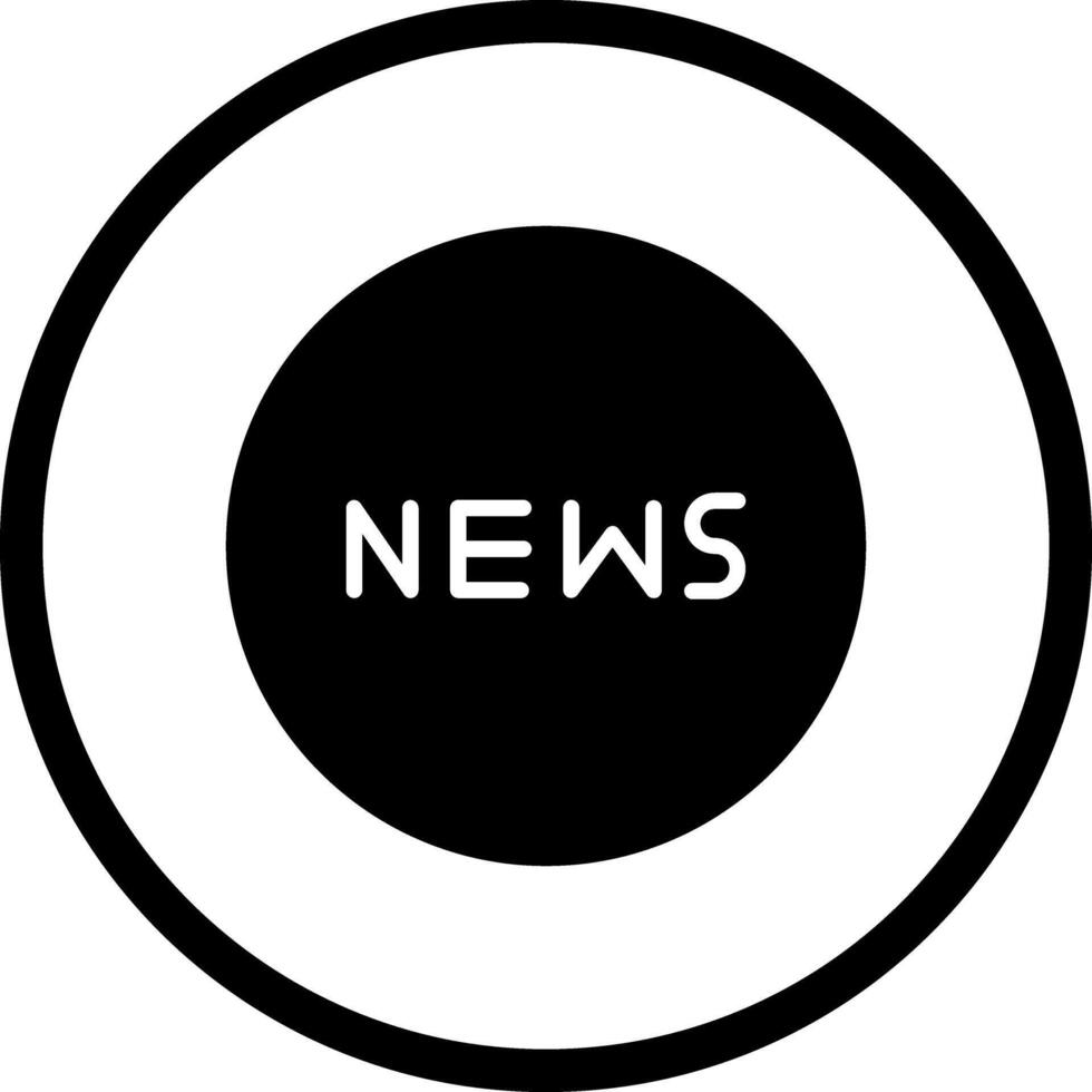 News Icon Icon Design vector