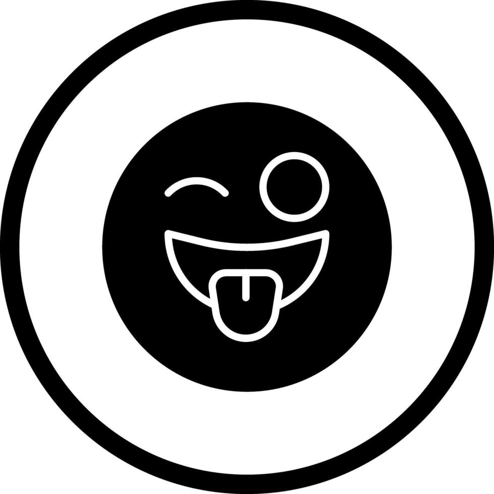 Zany Face Icon Design vector