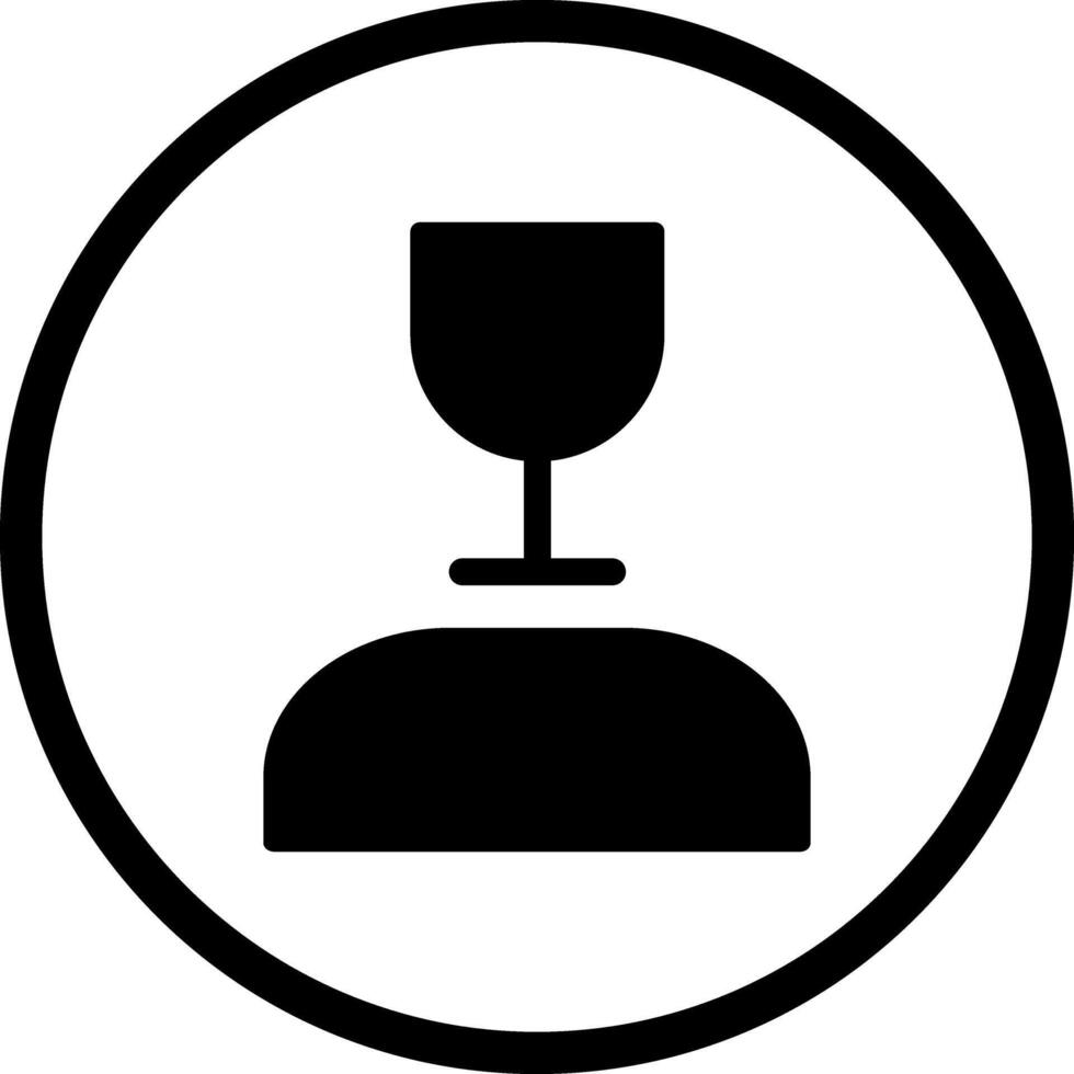 Wine Snob Icon Design vector