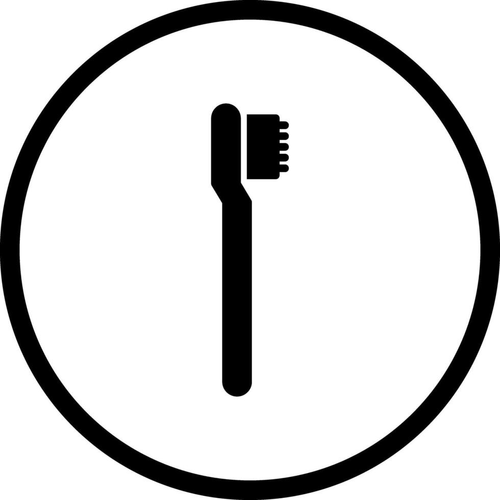 Tiny Toothbrush Icon Design vector