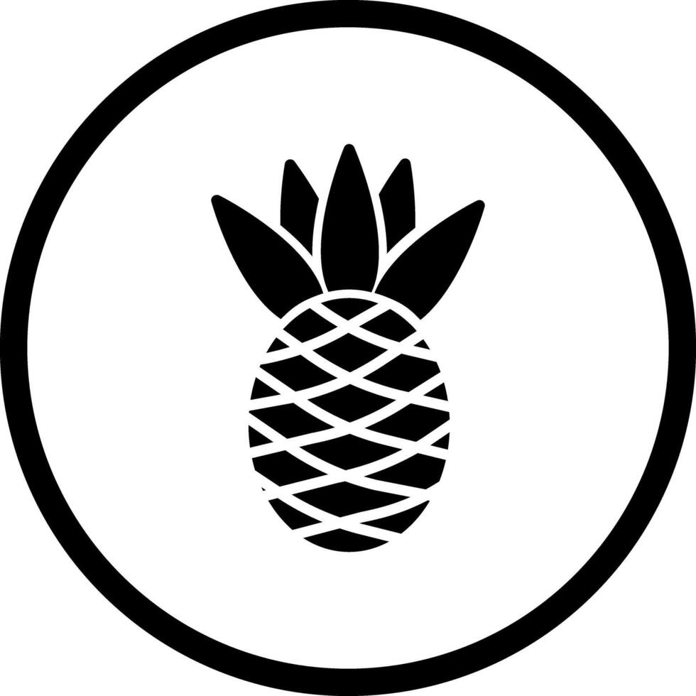 Pineapple Icon Design vector