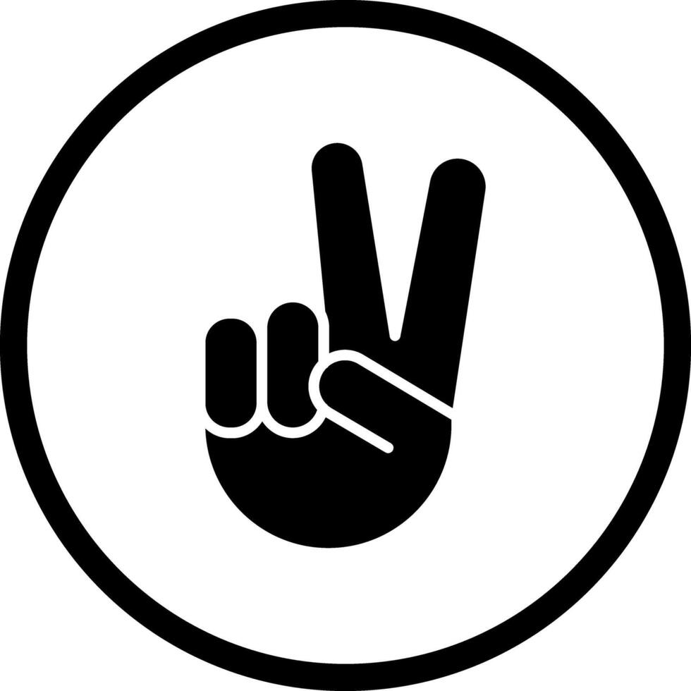 Victory Hand Icon Design vector